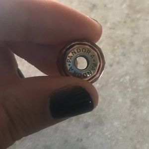 Blush pink pandora charm